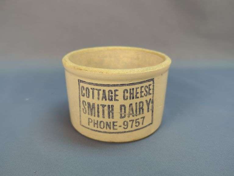 Smith Dairy Cottage Cheese Crock