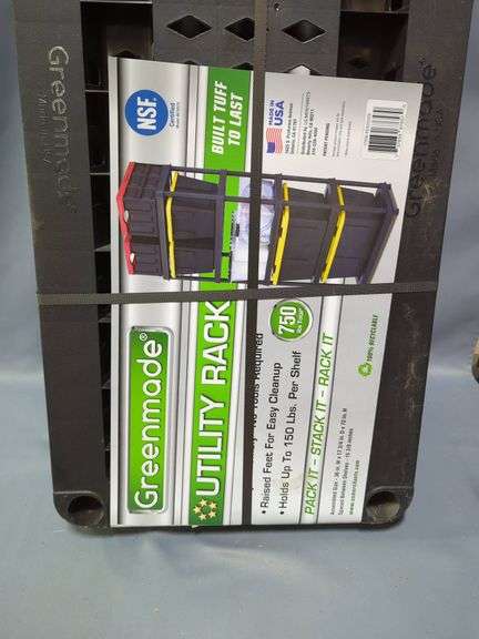 Greenmade Utility Rack Shelving Unit, In Original Packing, 72" x 36" x 17 3/4"