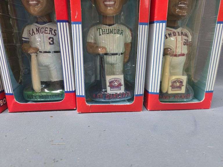 Collectible Series Genuine Hand Painted Bobble Head Dolls, Qty 9, See Description For Names, And Roger Clemens 'Legends Of The Diamond' Limited Edition Bobblehead By Forever Collectibles With Holographic Sticker From MLB