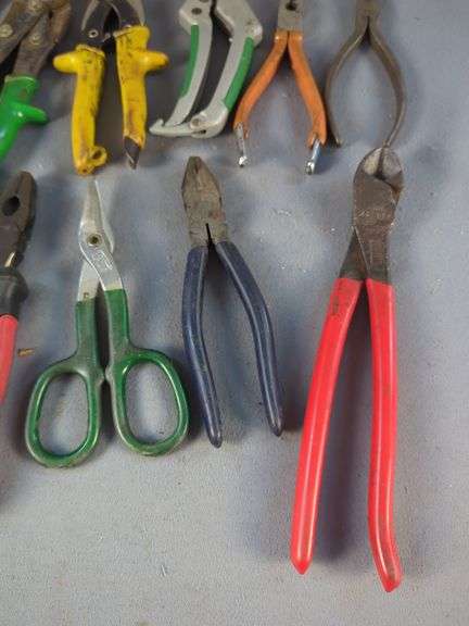 Assorted Plier and Cutter Tool Lot