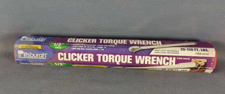 Pittsburgh Clicker Torque Wrench