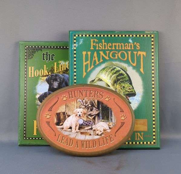 Set of 3 Themed Decorative Wall Hangings