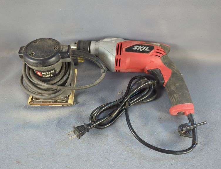 Skil Hammer Drill and Porter Cable Sander