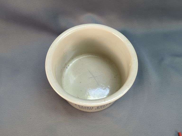 Prairie Queen Cottage Cheese Stoneware Crock