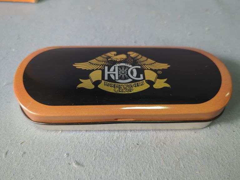 Harley Davidson Slide And Flip Watch with Original Box, Harley Owners Group