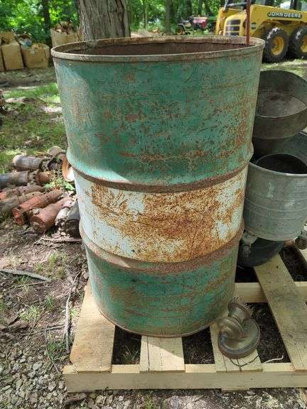Pallet of Mixed Metal Farm Related Items