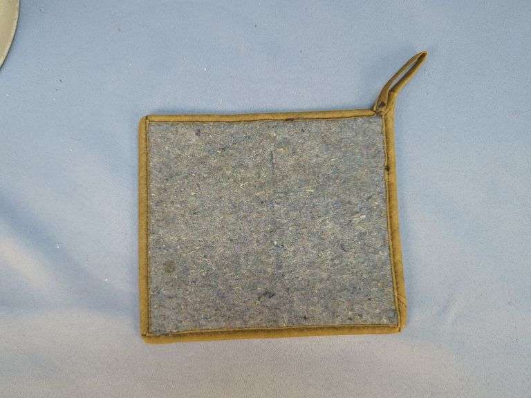 Atwater's Creamery Crock & Moxley's Oleomargarine Pot Holder