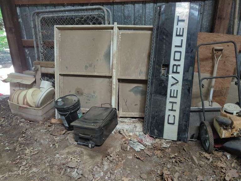 Barn Find - Assorted Tools, Furniture, and Building Materials
