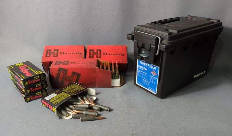 Hornaday And TulAmmo 5.45x39 Ammo, Approx 228 Rds, In Sheffield Field Box image