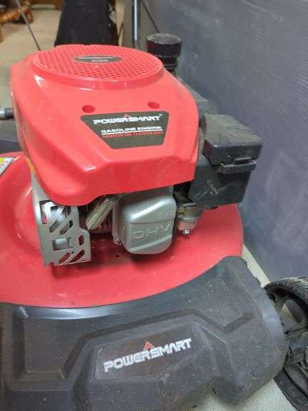 PowerSmart Gas Powered Lawn Mower With Grass Catcher And Accessories