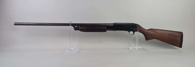 Ithaca Model 37 12 ga Pump Action Shotgun SN# 301359, Full Choke, For 2 3/4" Shells, 30" Bbl image