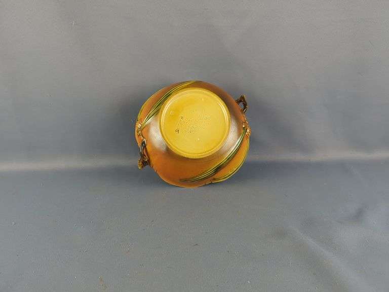 Roseville Pottery Bowl Pine Cone Pattern