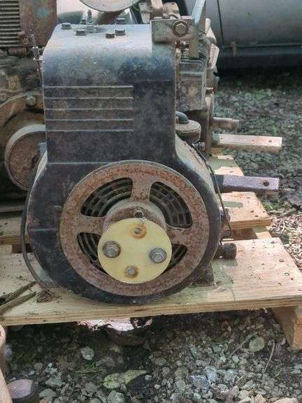 Engine and Pump Components, Including Sears Roebuck & Co and Hale Fire Pump Co Parts, Contents Of Pallet, THURSDAY Pick Up
