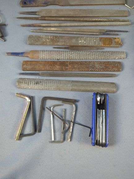 Assorted Flat Files and Allen Wrenches