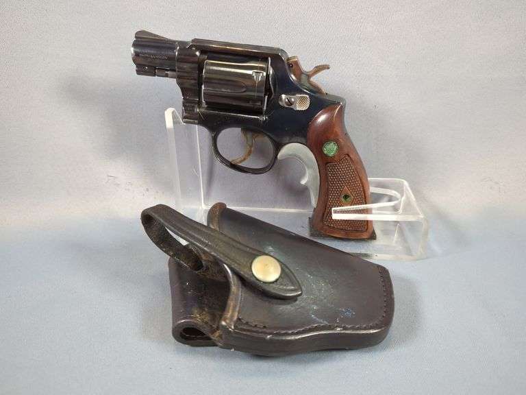 Smith & Wesson 10-5 .38 S&W Spl 6-Shot Revolver SN# C918465, In Don Hume Leather Holster image