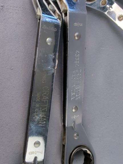 Craftsman Offset Ratcheting Box End Wrenches