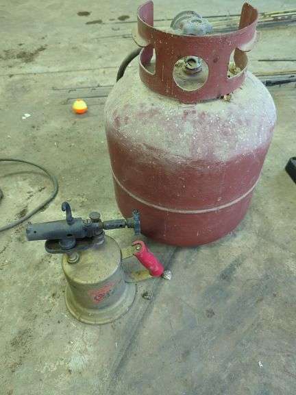 Clayton & Lambert Blow Torch and Propane Tank