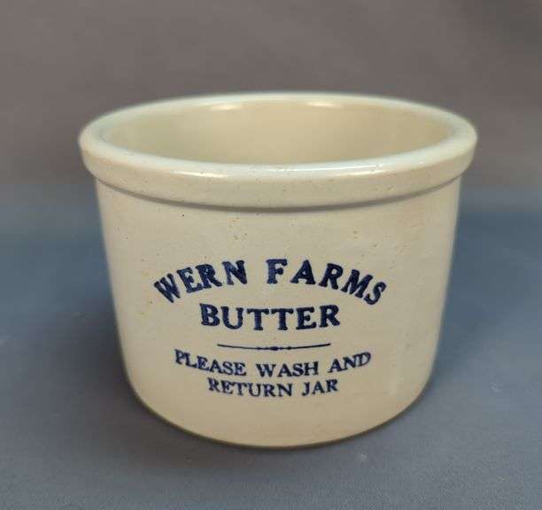Wern Farms Butter Jar - Stoneware Crock