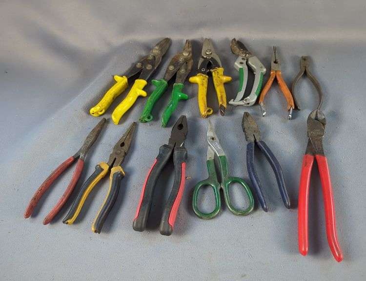 Assorted Plier and Cutter Tool Lot