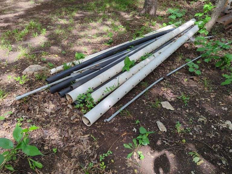 PVC and Metal Pipes, Various Sizes