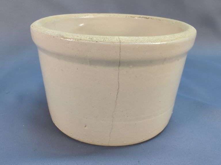 Ira F. Domser Better Butter Service Stoneware Crock