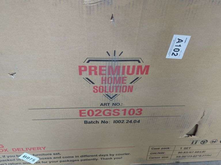 Premium Home Solution Patio Gas Fire Pit, Model E02GS103, New In Box