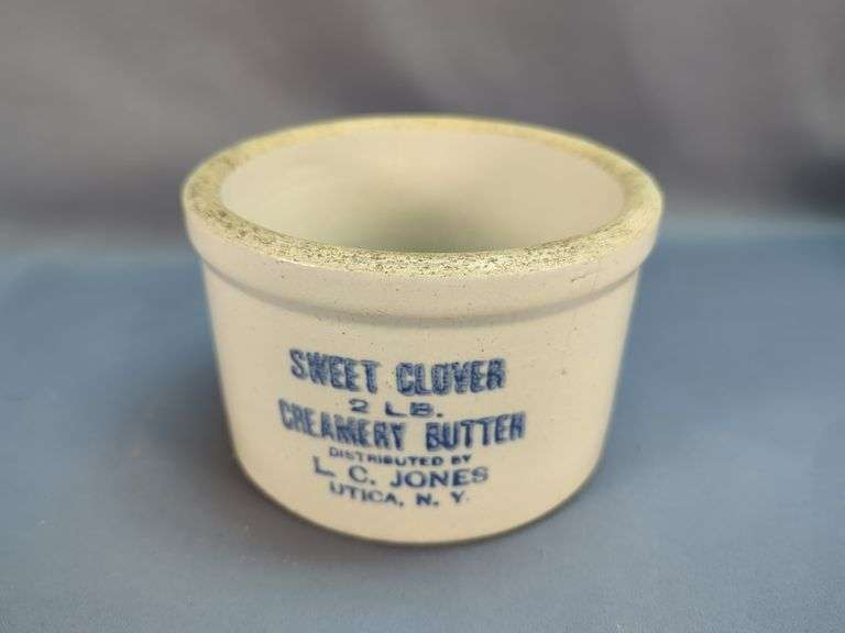 Sweet Clover Creamery Butter Crock