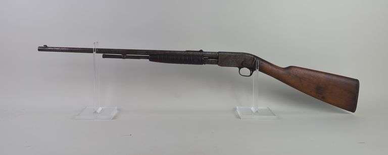 Remington .22 SLLR Pump Action Rifle SN# 398522, Pedersen's Patent, Last Patent Date April 16, 1912 image