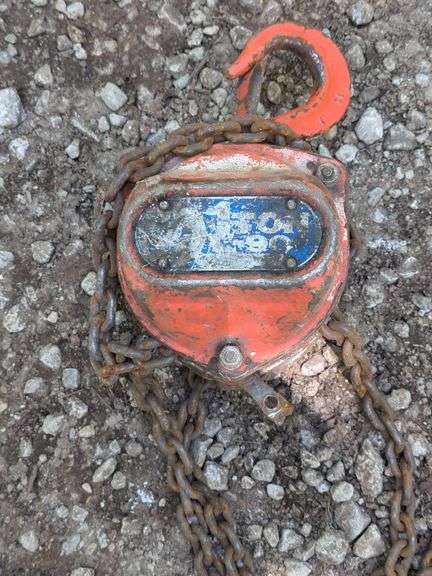 Hoist Chain Come Along, 1 Ton Capacity