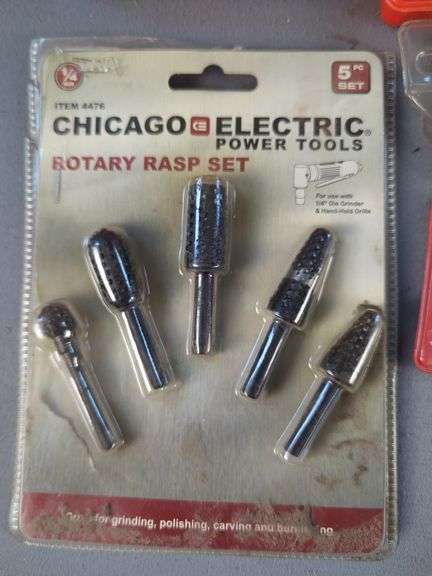 Variety of Drill Bits, Rotary Rasps, and Screw Extractors