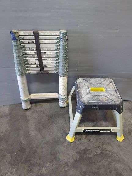 XTEND & CLIMB Telescoping Ladder And Gorilla Ladders Platform