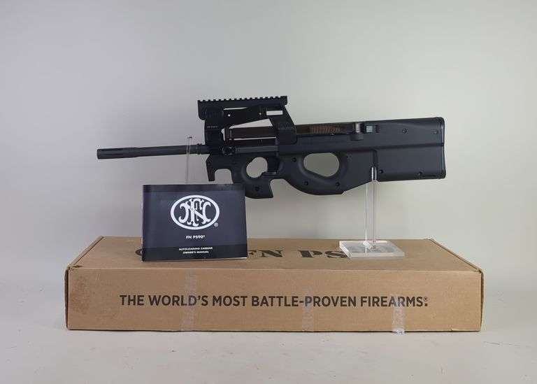 FNH Belgium/ FNH USA PS90 5.70x28 Cal Rifle SN# FN153818, Paperwork, In Box image