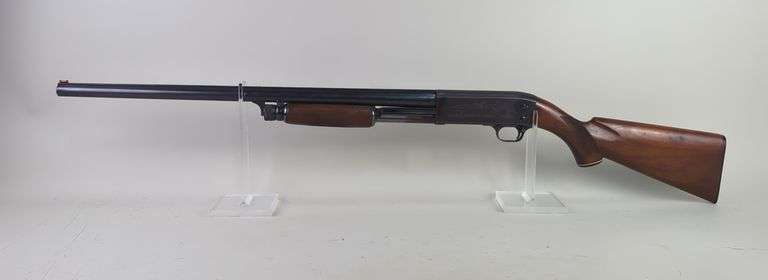 Ithaca Model 37R Featherlight 12 ga Pump Action Shotgun SN# 371308796, For 2 3/4" Shells, 26" Bbl, Fiber Optic Front Sight image