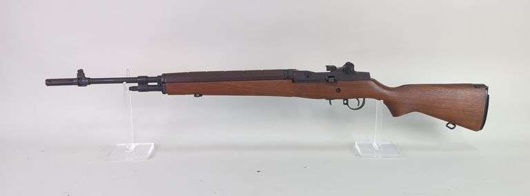 Springfiled Armory US Rifle M1A .308 Win Rifle SN# 323176, Rear Peep Sight, Dust Cover, Butt Stock Contains Combination Tool And Cleaning Brushes, No Mag image