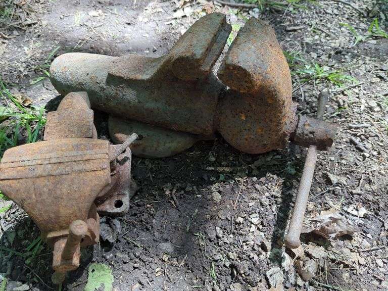 Metal Vises, Possibly Saran