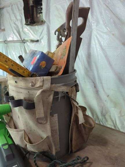 Expert Gardener Electric Blower, Hand Tools & Tool Bucket