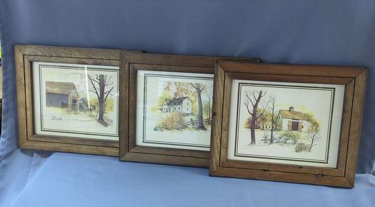 F. Massa Framed Watercolor Prints