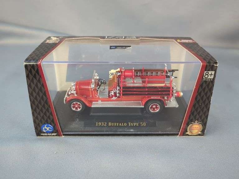 Lucky Die Cast 1/43 Scale Fire Engine Model Trucks - Lot of 4