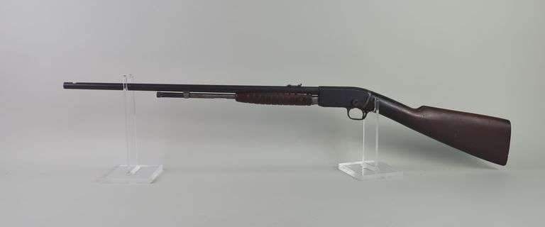 Remington .22 SLLR Pump Action Rifle SN# 95772, Pedersen's Patent, Last Patent Date April 5, 1910, No Butt Plate image