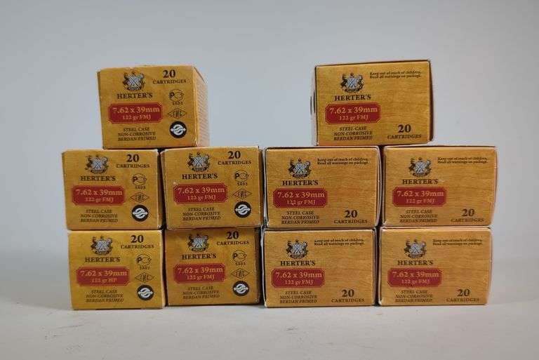 Herter's 7.62x39 Ammo, Approx 200 Rds, Local Pickup Only image