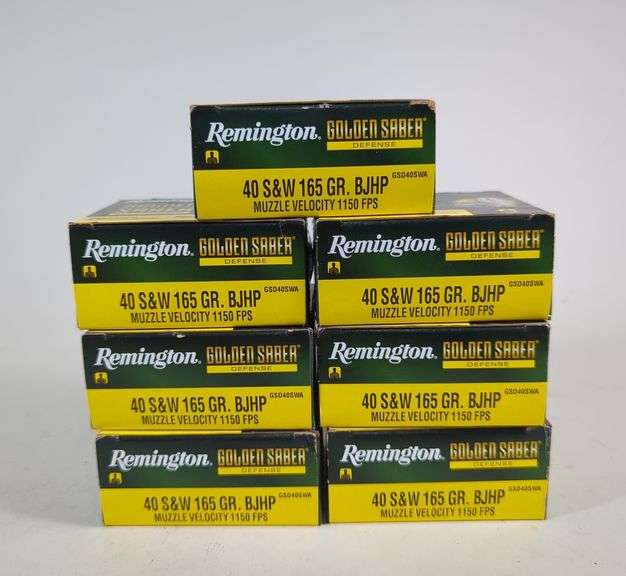 Remington Golden Saber Defense .40 S&W Ammo, Approx 140 Rds, Local Pickup Only image