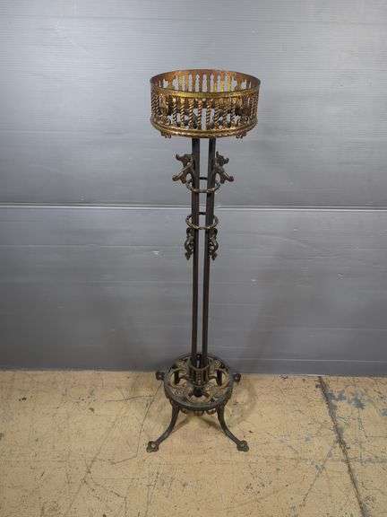 Ornate Metal Plant Stand