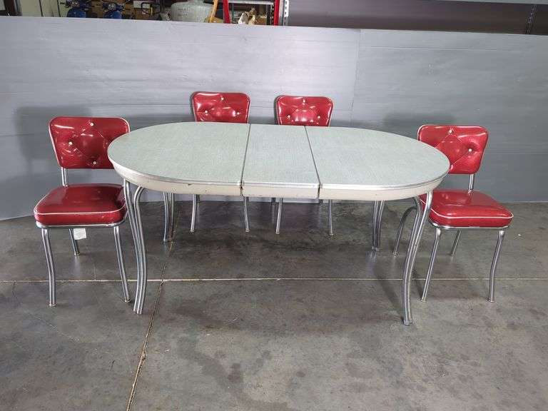 Mid-Century Richardson Seating Corp Table & 4 Chairs