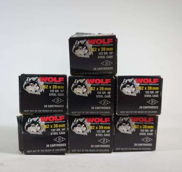 Wolf 7.62x39 Ammo, Approx 140 Rds, Local Pickup Only image
