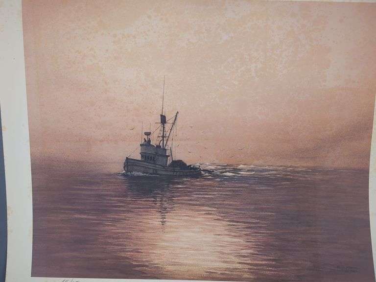 Bill Kerr 'Comin Home' Limited Edition Signed Watercolor