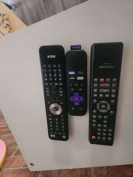 RCA Wall Mounted Television, And Toshiba DVD Player, Bidder Responsible For Proper Disassembly, Please Bring Proper Tools And Labor To Safely Remove