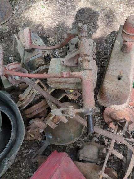 Wooden Wagon Wheel, Tools, Engine Parts and More, Contents Of Pallet, THURSDAY Pick Up