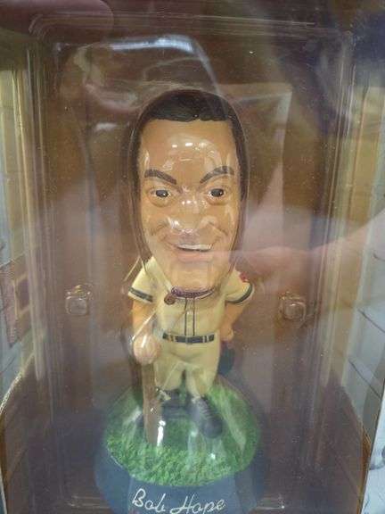 Bob Hope Cleveland Indians '100 Years' Bobble Head In 2003 Strike Zone Box