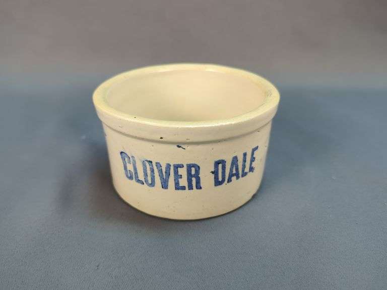 Clover Dale Stoneware Crock