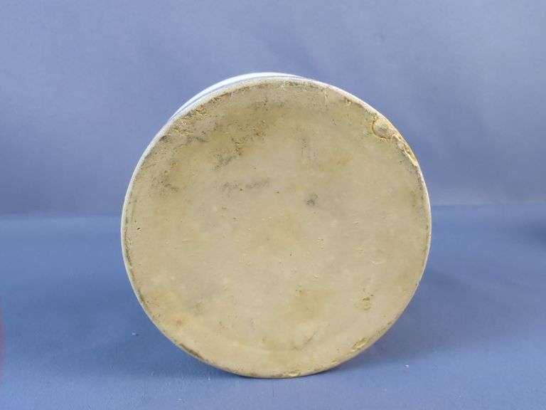 Set of Three Stoneware Butter and Cottage Cheese Crocks